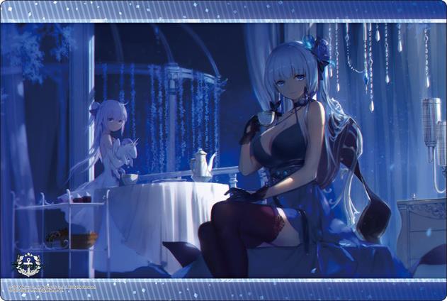 Bushiroad Rubber Mat Collection V2 Vol. 179: Azur Lane Tea Party Under the Moon image 1