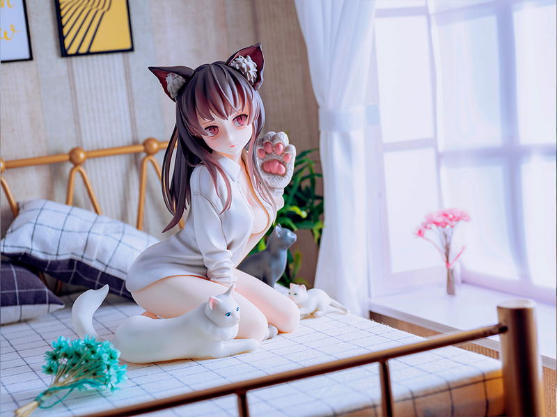 Koyafu Cat Girl Mia 1/7 Scale Pre-Painted Figure image 5