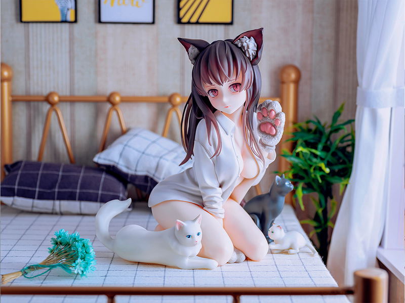 Koyafu Cat Girl Mia 1/7 Scale Pre-Painted Figure image 6