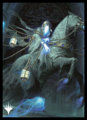 Magic The Gathering Players Card Sleeve Innistrad: Midnight Hunt Patrician Geist MTGS-177_