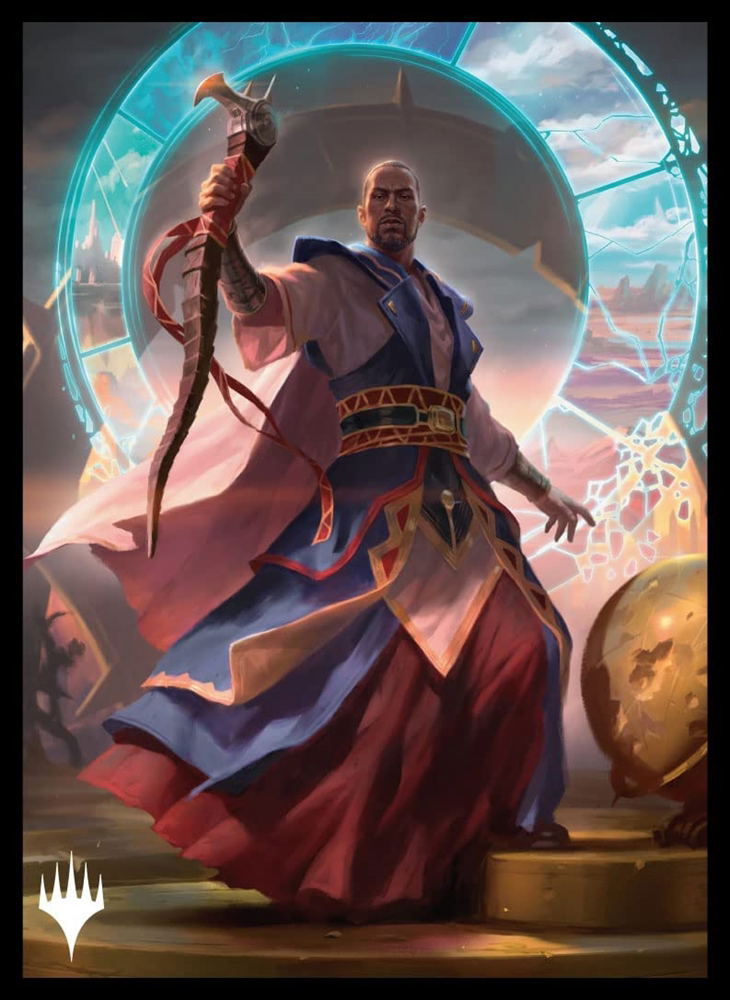 Magic The Gathering Players Card Sleeve Innistrad: Midnight Hunt Teferi, Who Slows the Sunset MTGS-180 Magic The Gathering Players Card Sleeve Innistrad: Midnight Hunt Teferi, Who Slows the Sunset MTGS-180