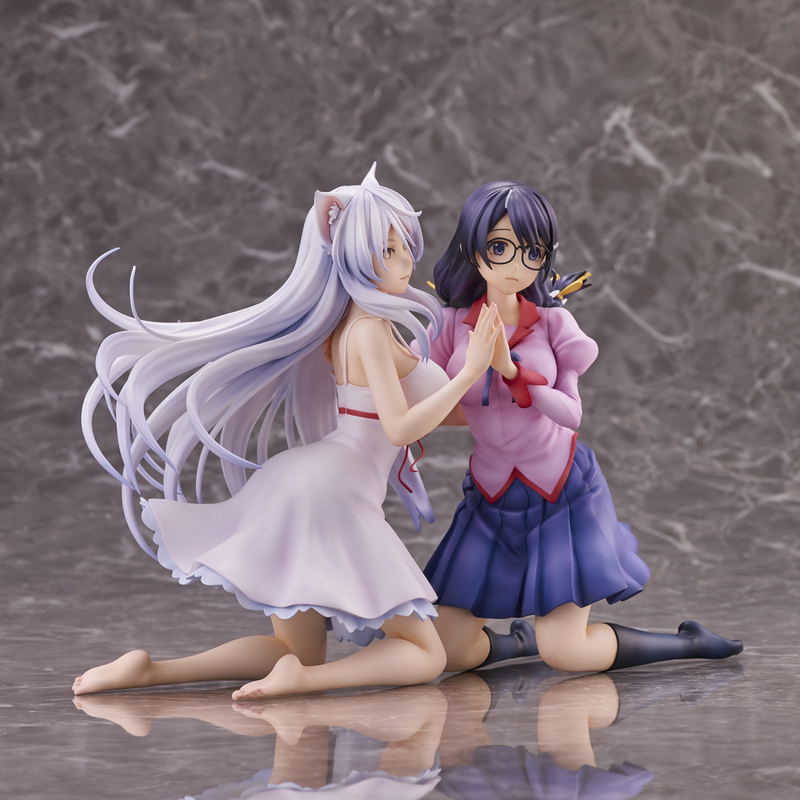 Nekomonogatari Black Tsubasa Family Pre-Painted Figure: Tsubasa Hanekawa (Set of 2) (Re-run) image 3