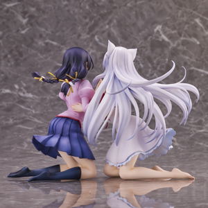 Nekomonogatari Black Tsubasa Family Pre-Painted Figure: Tsubasa Hanekawa (Set of 2) (Re-run)