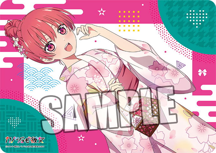 Character Rubber Mat Girlfriend, Girlfriend: Saki Saki image 1