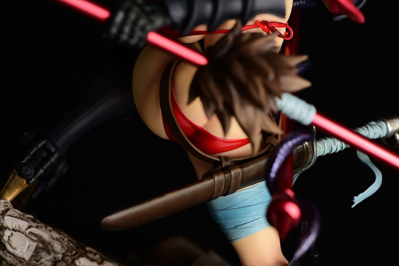 Fairy Tail 1/6 Scale Pre-Painted Figure: Erza Scarlet The Knight Ver. Another Color :Black Armor: image 14