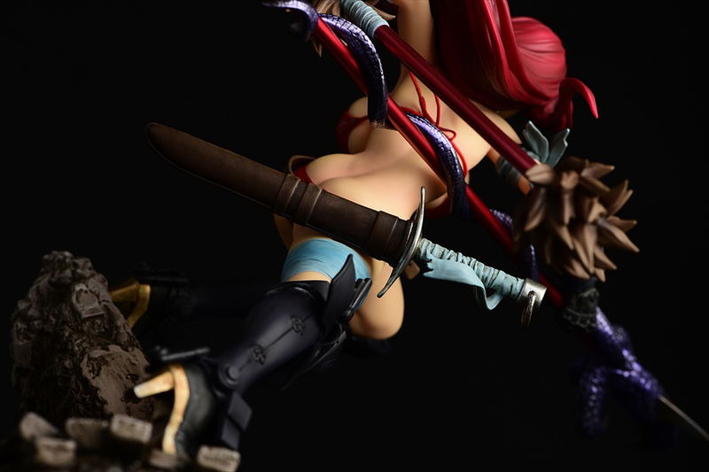 Fairy Tail 1/6 Scale Pre-Painted Figure: Erza Scarlet The Knight Ver. Another Color :Black Armor: image 18