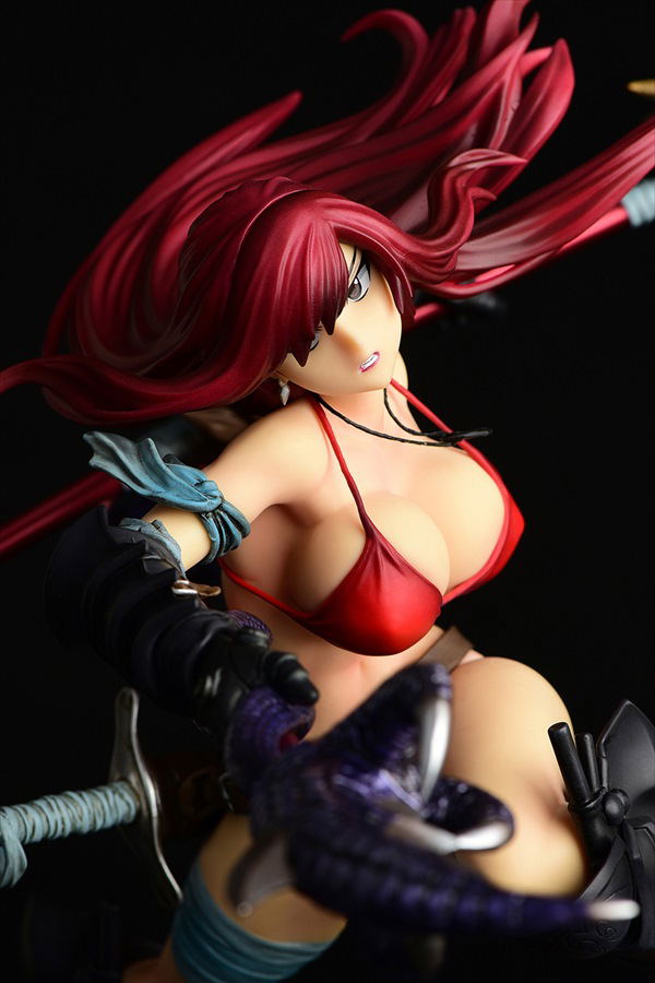 Fairy Tail 1/6 Scale Pre-Painted Figure: Erza Scarlet The Knight Ver. Another Color :Black Armor: image 2