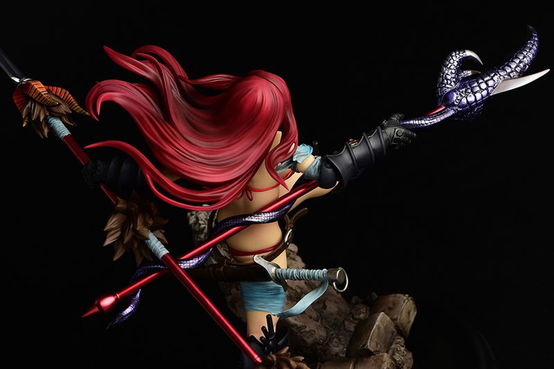 Fairy Tail 1/6 Scale Pre-Painted Figure: Erza Scarlet The Knight Ver. Another Color :Black Armor: image 20