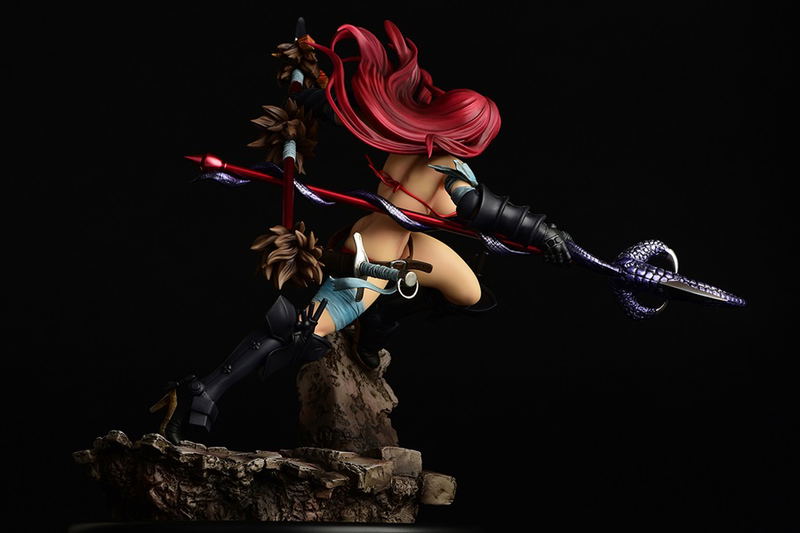 Fairy Tail 1/6 Scale Pre-Painted Figure: Erza Scarlet The Knight Ver. Another Color :Black Armor: image 22