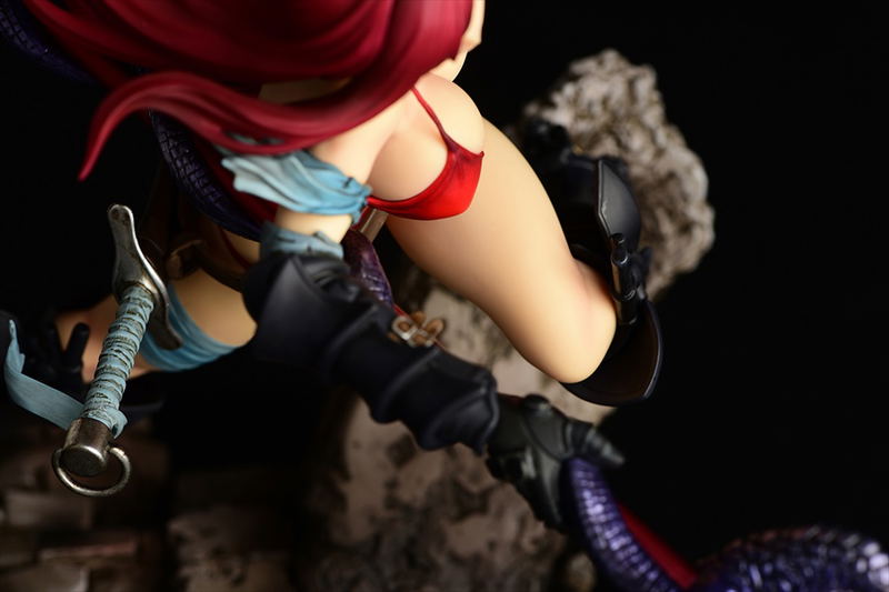 Fairy Tail 1/6 Scale Pre-Painted Figure: Erza Scarlet The Knight Ver. Another Color :Black Armor: image 25