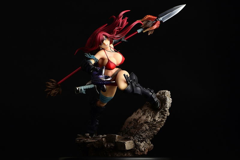 Fairy Tail 1/6 Scale Pre-Painted Figure: Erza Scarlet The Knight Ver. Another Color :Black Armor: image 4