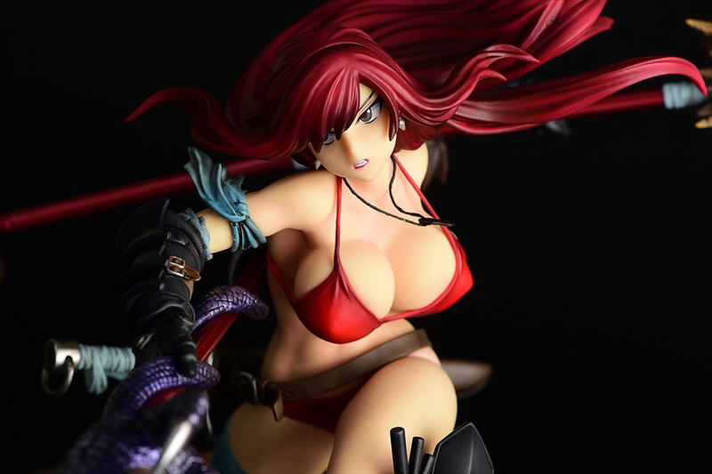 Fairy Tail 1/6 Scale Pre-Painted Figure: Erza Scarlet The Knight Ver. Another Color :Black Armor: image 5