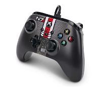PowerA Enhanced Wired Controller For Xbox Series X|S (Mass Effect N7)