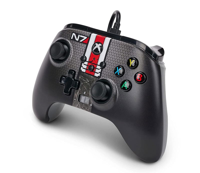 PowerA Enhanced Wired Controller For Xbox Series X|S (Mass Effect N7) image 4