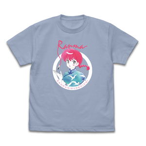 Ranma 1/2 - Ranma Saotome Circle T-shirt Acid Blue (M Size)_