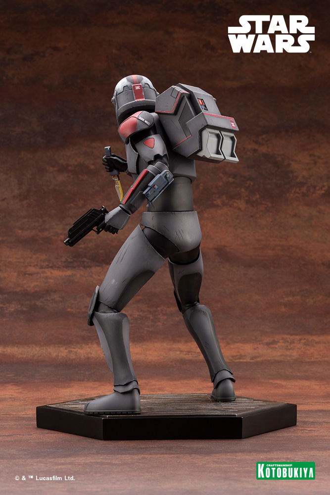 ARTFX Star Wars The Bad Batch 1/7 Scale Pre-Painted Figure: Hunter The Bad Batch image 11