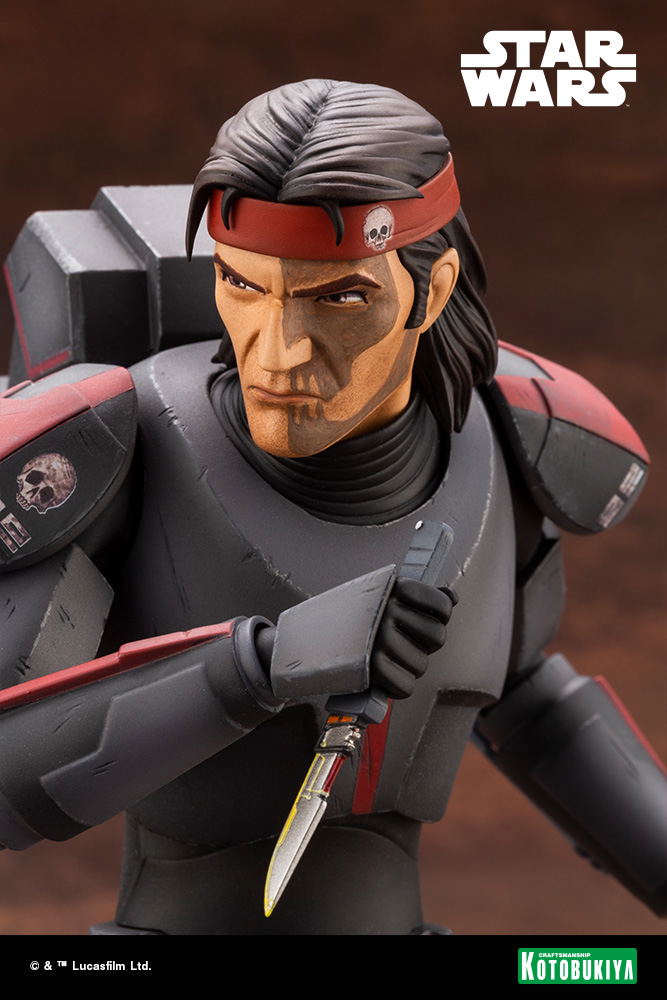 ARTFX Star Wars The Bad Batch 1/7 Scale Pre-Painted Figure: Hunter The Bad Batch image 15