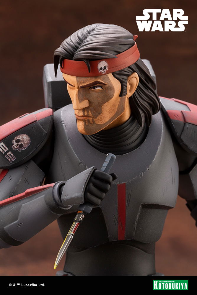 ARTFX Star Wars The Bad Batch 1/7 Scale Pre-Painted Figure: Hunter The Bad Batch image 16