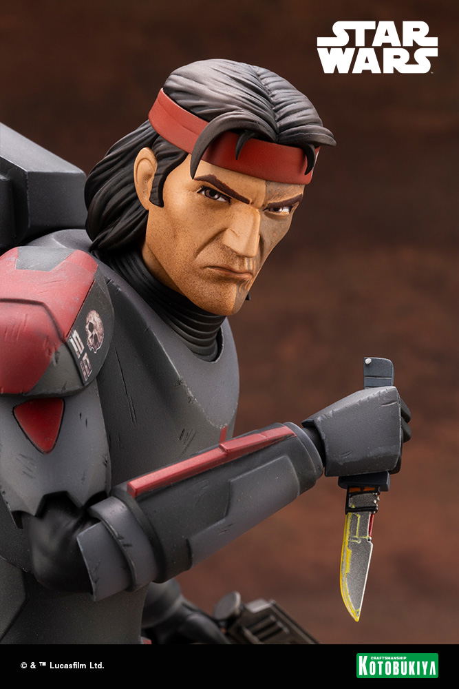 ARTFX Star Wars The Bad Batch 1/7 Scale Pre-Painted Figure: Hunter The Bad Batch image 17