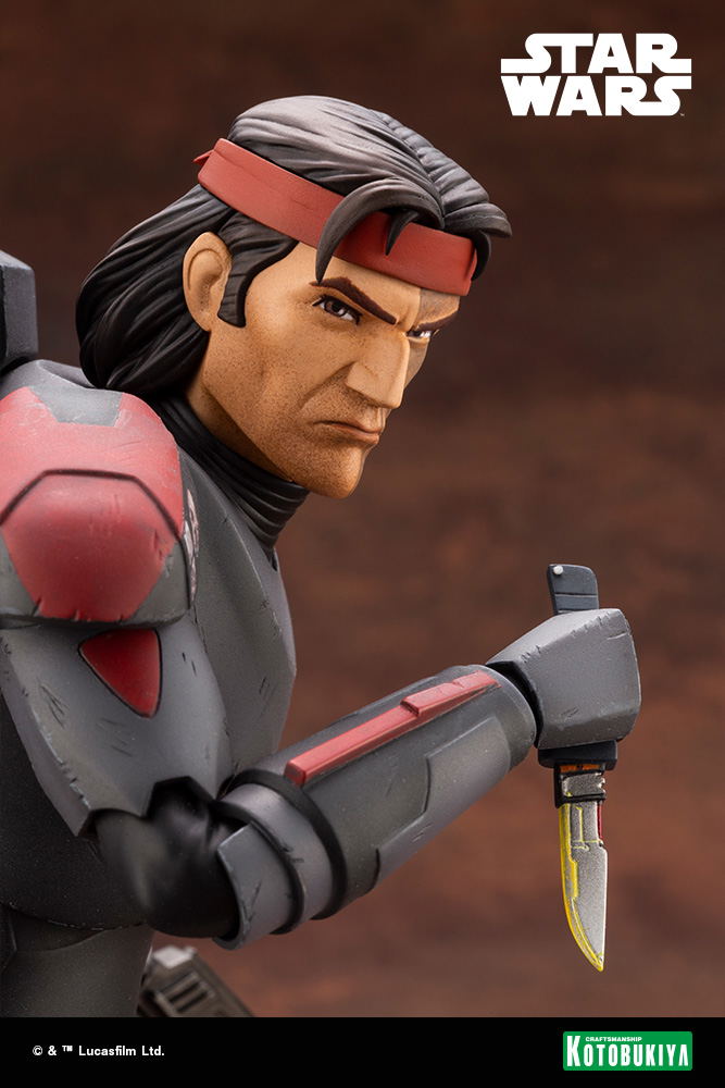 ARTFX Star Wars The Bad Batch 1/7 Scale Pre-Painted Figure: Hunter The Bad Batch image 18