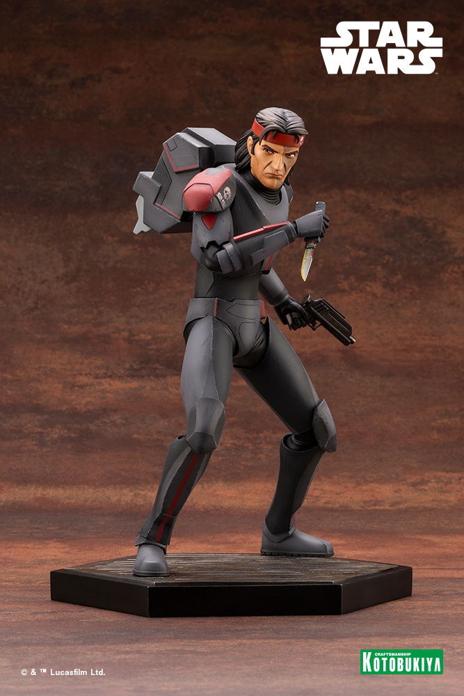 ARTFX Star Wars The Bad Batch 1/7 Scale Pre-Painted Figure: Hunter The Bad Batch image 2