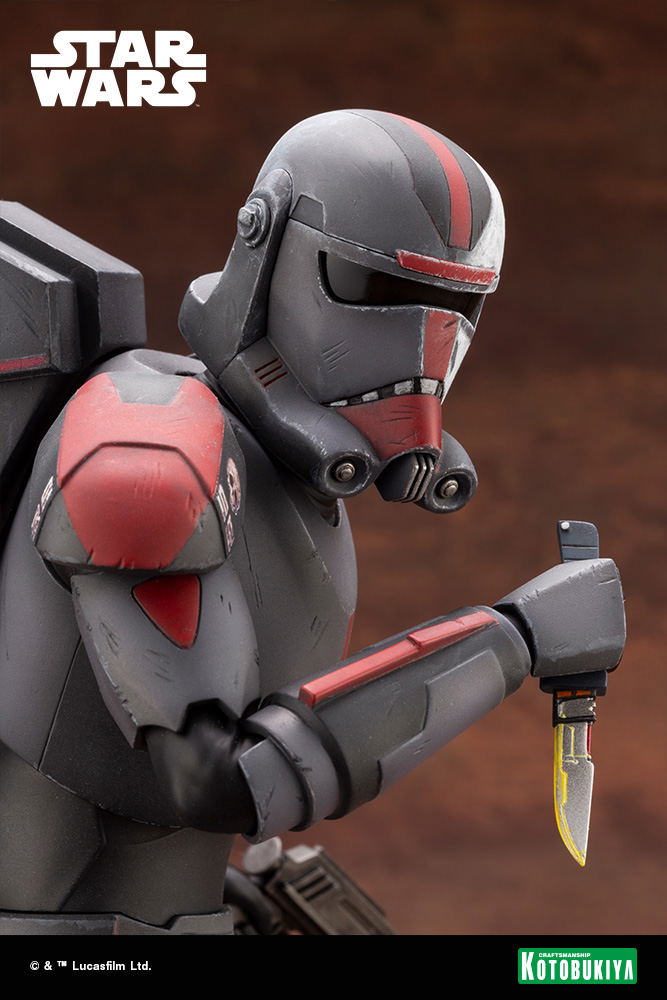 ARTFX Star Wars The Bad Batch 1/7 Scale Pre-Painted Figure: Hunter The Bad Batch image 21