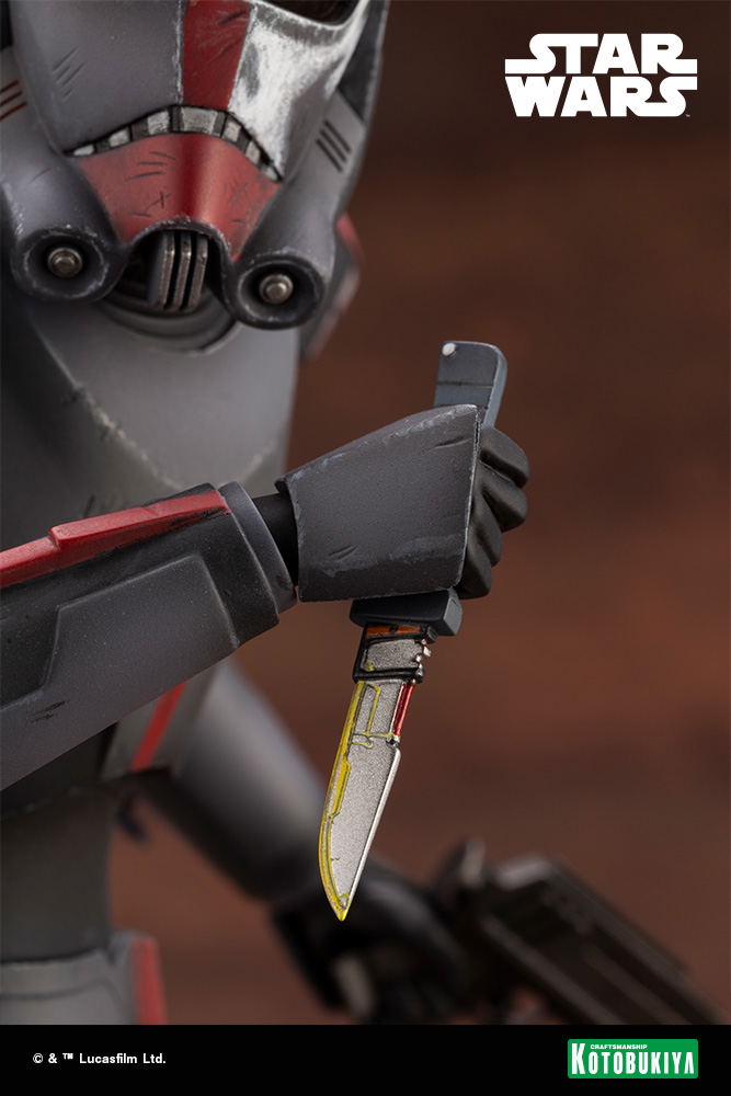 ARTFX Star Wars The Bad Batch 1/7 Scale Pre-Painted Figure: Hunter The Bad Batch image 22