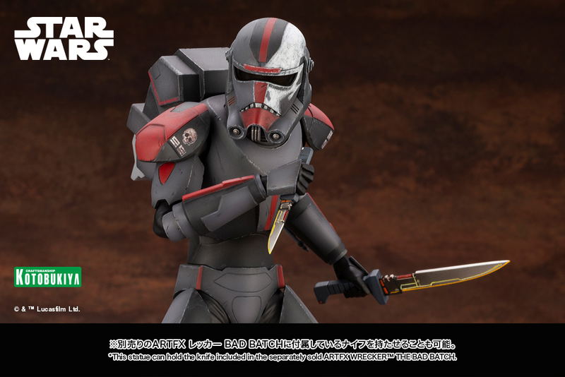ARTFX Star Wars The Bad Batch 1/7 Scale Pre-Painted Figure: Hunter The Bad Batch image 27