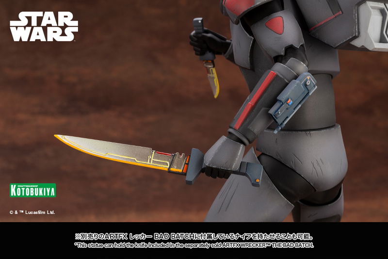 ARTFX Star Wars The Bad Batch 1/7 Scale Pre-Painted Figure: Hunter The Bad Batch image 28