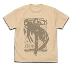 Code Geass: Lelouch Of The Rebellion - Lelouch Lamperouge T-shirt Light Beige (S Size)_