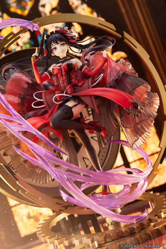 Date A Bullet 1/7 Scale Pre-Painted Figure: Kurumi Tokisaki Pigeon Blood Ruby Dress Ver. image 16