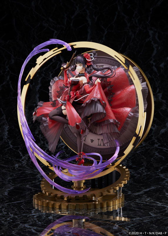Date A Bullet 1/7 Scale Pre-Painted Figure: Kurumi Tokisaki Pigeon Blood Ruby Dress Ver. image 2