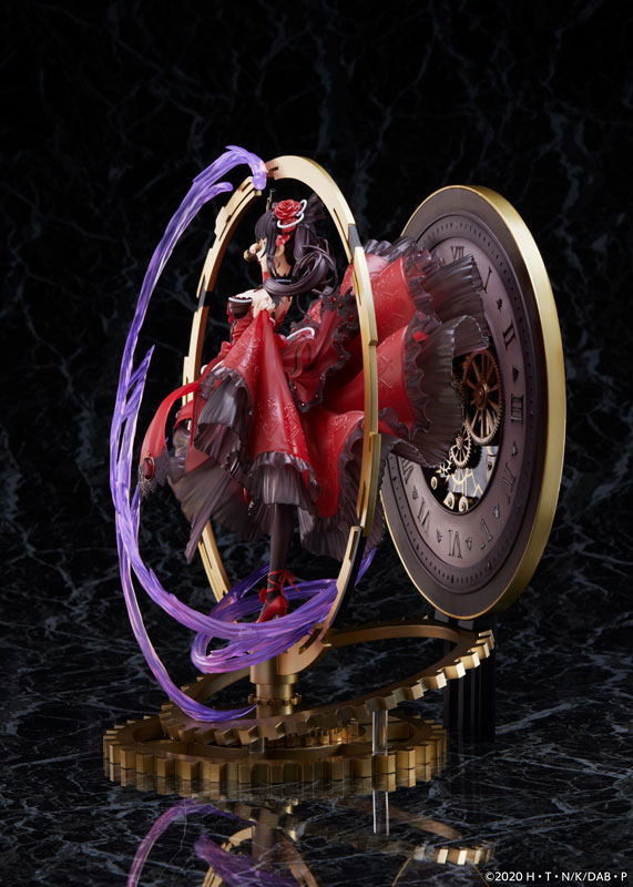 Date A Bullet 1/7 Scale Pre-Painted Figure: Kurumi Tokisaki Pigeon Blood Ruby Dress Ver. image 3