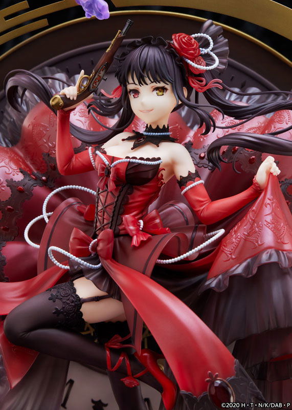 Date A Bullet 1/7 Scale Pre-Painted Figure: Kurumi Tokisaki Pigeon Blood Ruby Dress Ver. image 5