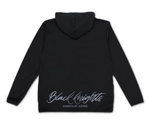 Code Geass: Lelouch Of The Rebellion - The Order Of The Black Knights Thin Dry Hoodie Black (S Size)_