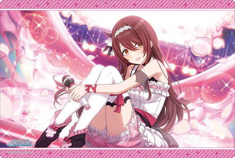 Bushiroad Rubber Mat Collection V2 Vol. 195 The Idolmaster Shiny Colors: Osaki Tenka Quiet. Office. Blooming Flower Ver. image 1
