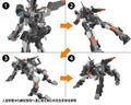 Code Beast 1/100 Scale Plastic Model Kit: Hundred Edge thumbnail 13