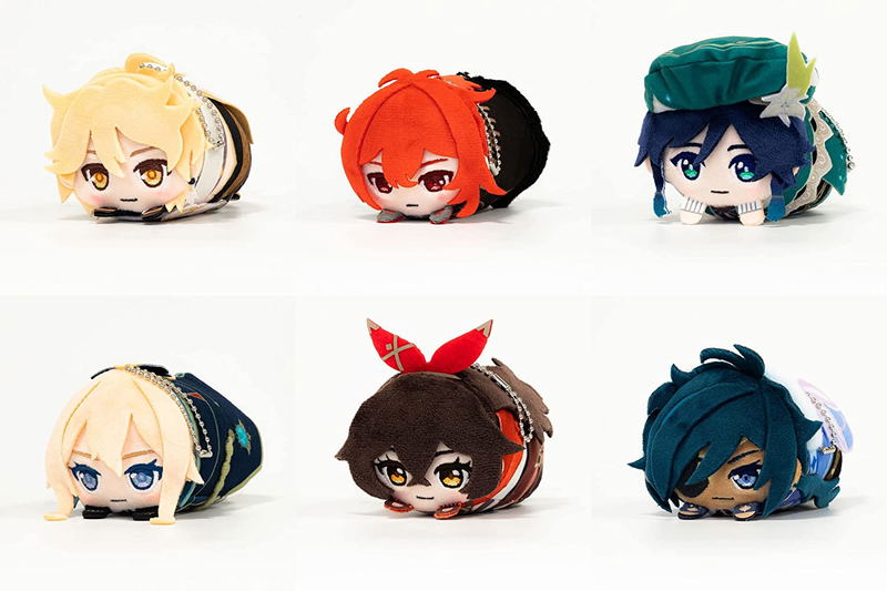 Genshin Impact Mochikororin Plush Mascot Vol. 1 (Set of 6 Pieces) image 1