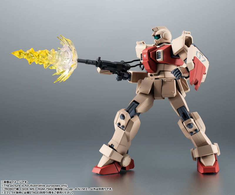 Robot Spirits -Side MS- Mobile Suit Gundam The 08th MS Team: RGM-79 (G) Ground Type Gym Ver. A.N.I.M.E. image 10