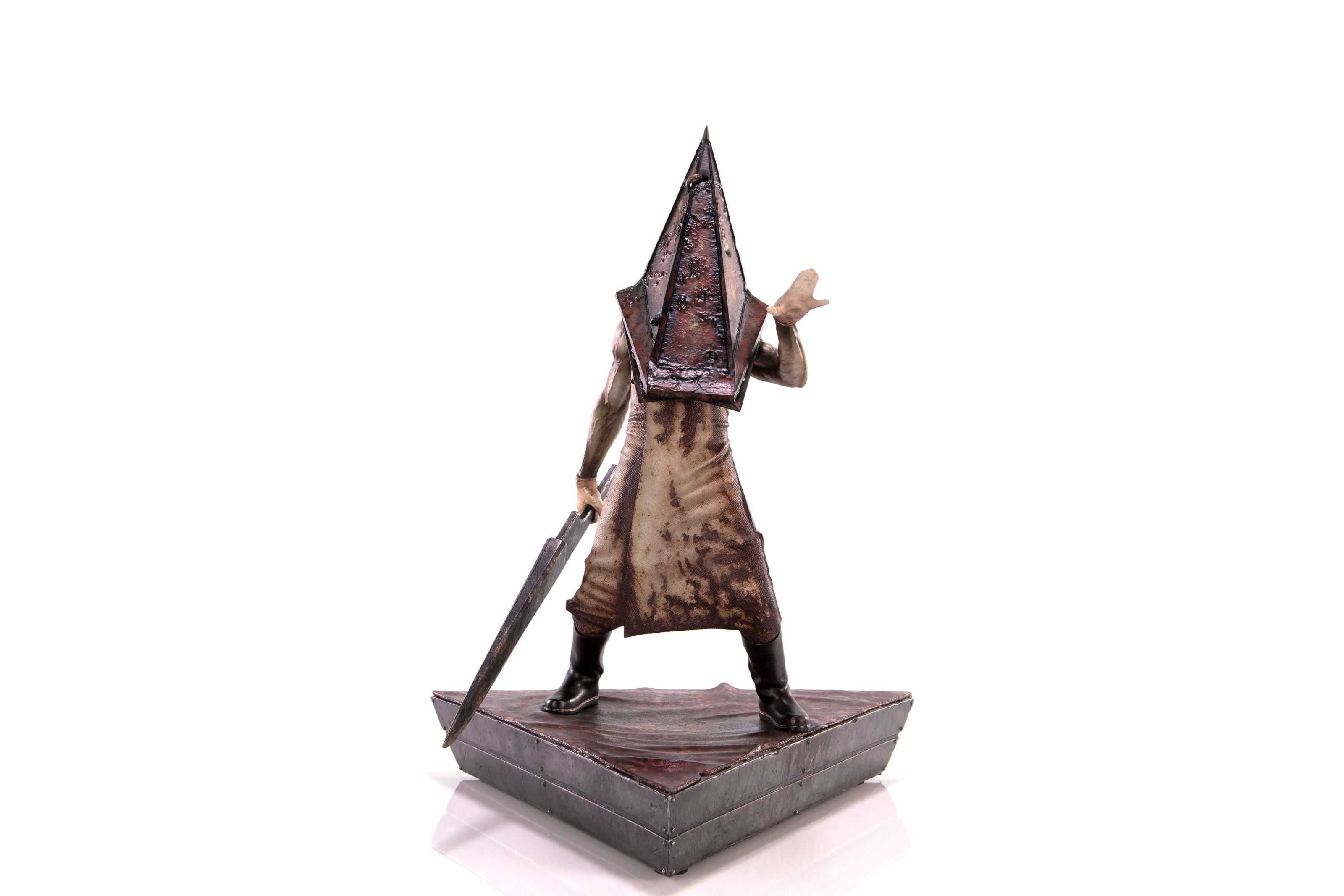 Red Pyramid Thing Statue by Gecco Co