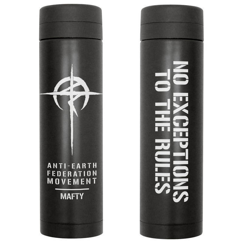Mobile Suit Gundam: Hathaway's Flash Mafty Thermos Bottle Black image 1