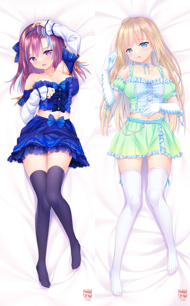 Yoiyometsuzura Koiki Na Idol Duo Dakimakura Cover: Separate Ver. image 1