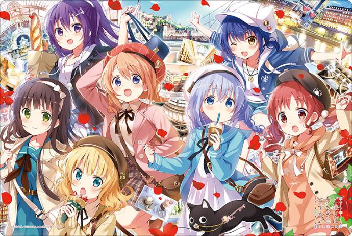 Bushiroad Rubber Mat Collection V2 Vol. 197 Gochumon Wa Usagi Desu Ka? Bloom: Part. 3 image 1