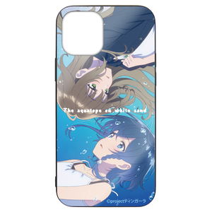 The Aquatope Of White Sand New Illustration - Kukuru And Fuuka Aquarium Tempered Glass iPhone Case XR / 11 Shared_