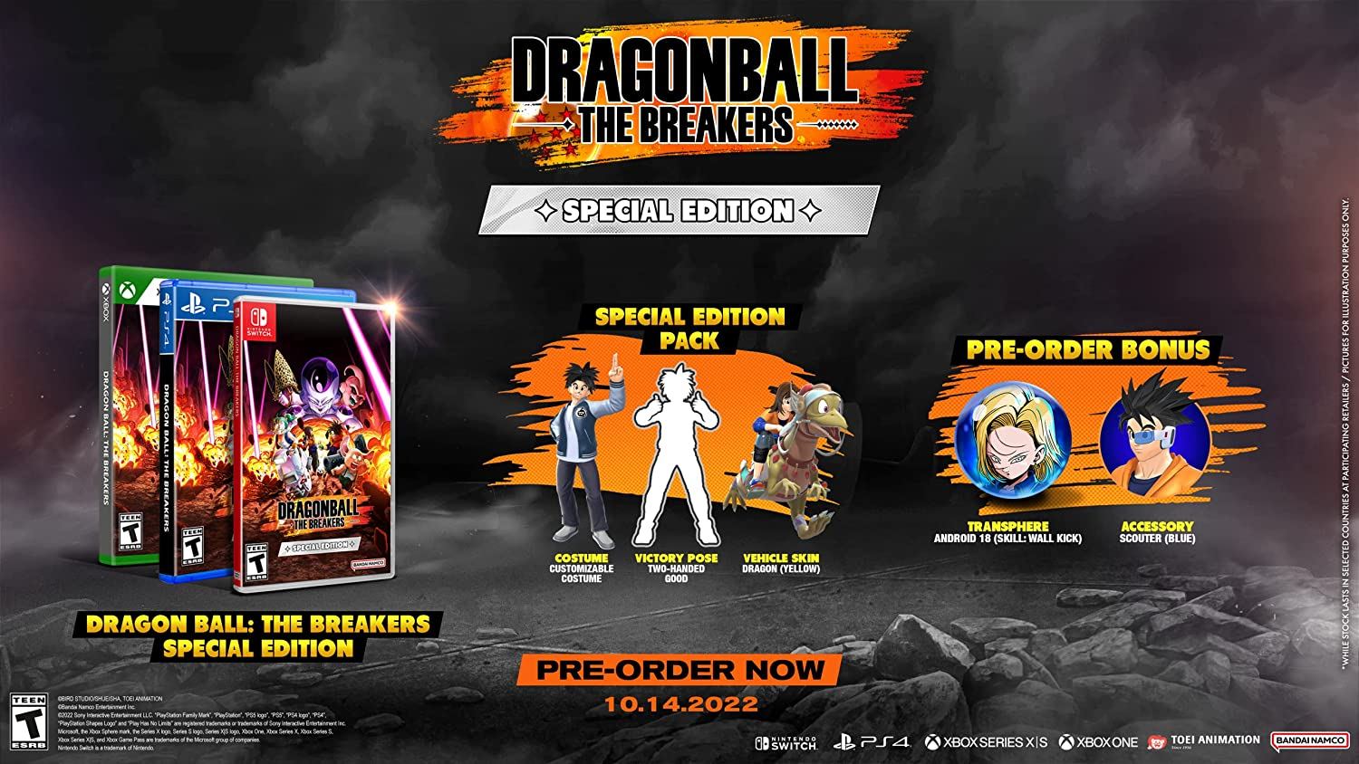 DRAGON BALL THE BREAKERS Special Edition Switch - Catalogo