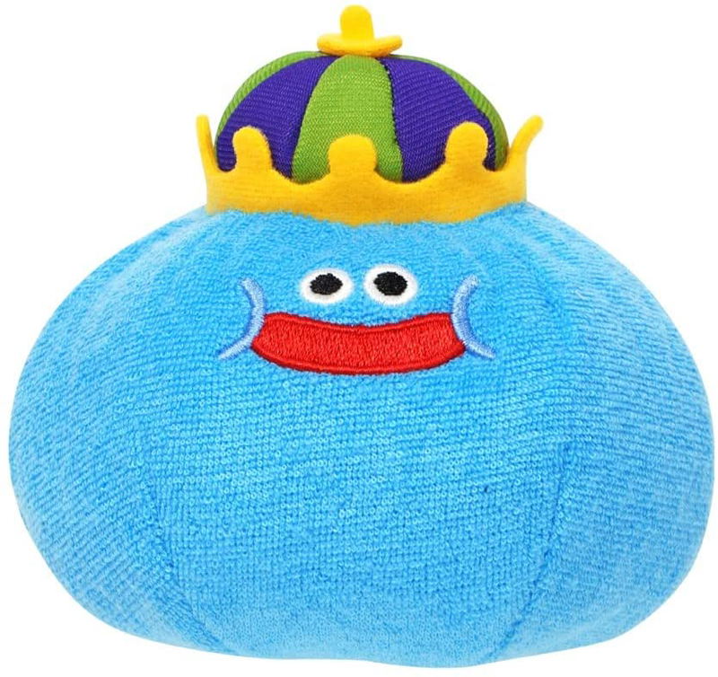 Dragon Quest Baby & Kids Slime Pipipi Chirin to Otogaderu Plush: King Slime image 1