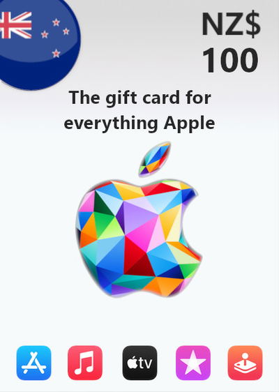 Apple Gift Card 100 NZD New Zealand Account digital