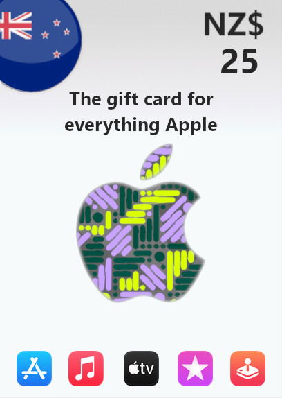 Apple Gift Card 25 NZD | New Zealand Account <span class="ext ext_digital">digital</span> image 1