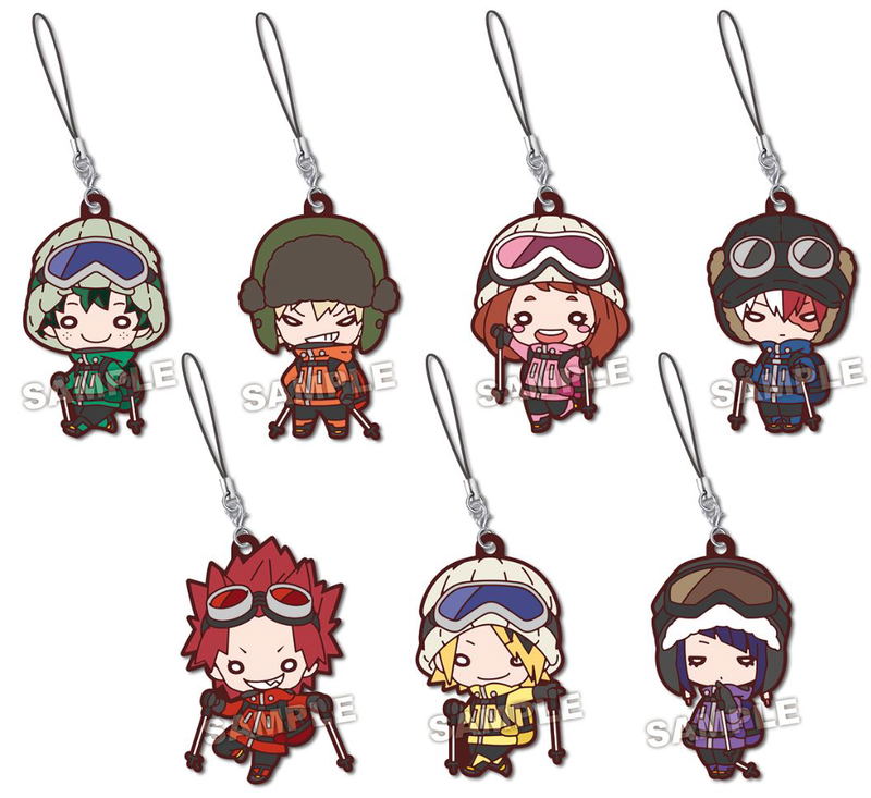 Nitotan My Hero Academia Snowy Mountain Climbing Rubber Mascot (Set of 7 Pcs) image 1