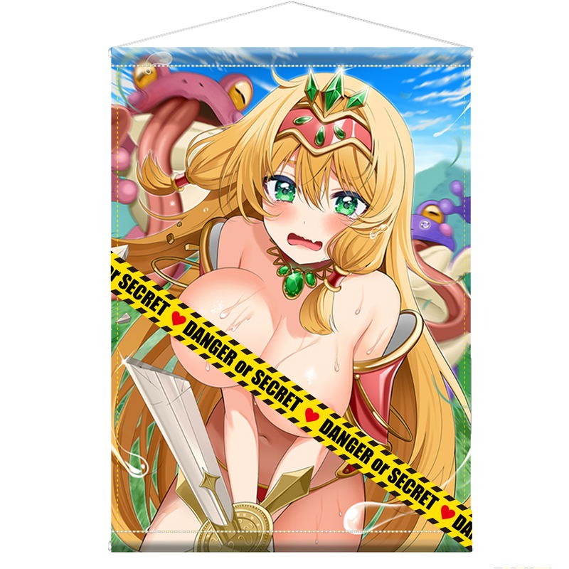 Piyopoyo Original Illustration Isekai Oppai Bikini Armor B2 Wall Scroll image 1